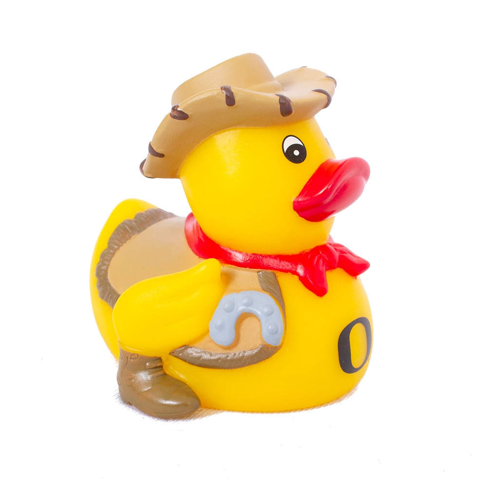 Classic Oregon O, Neil, Yellow, Rubber Duck, Gifts, Cowboy design, 960337